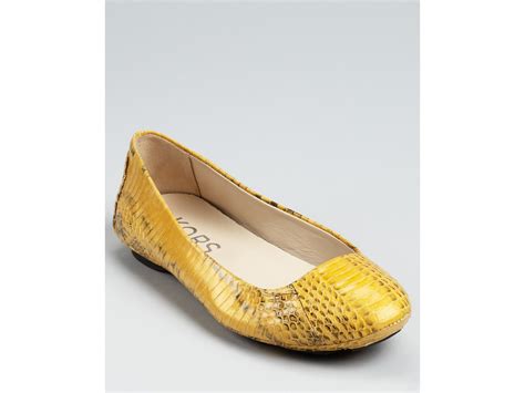 mocasin michael kors|Michael Kors snakeskin flats.